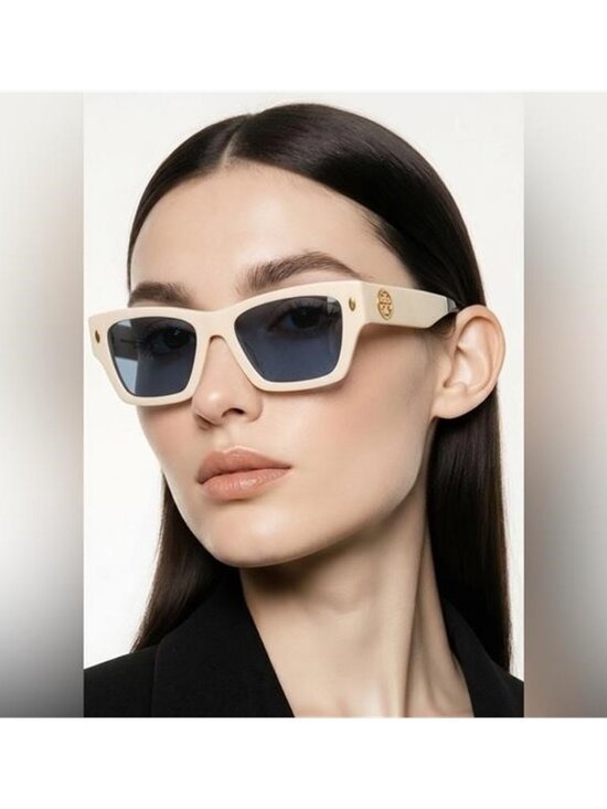 New Authentic Tory Burch TY7169U 1894/80 Cream Sunglasses with Case main image 6
